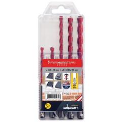 Bohrersatz Profi Multicut 5tlg.5,6x110,6,8,10x160 mm SDS-Plus ALPEN