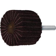 Fächerschleifer Ø80xH50mm K.80/AMED Kombi Vlies/Korund Schaft-D.6mm TECWERK