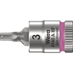 Steckschlüsseleinsatz 8740 A HF 1/4 Zoll SW 3mm L.28mm WERA