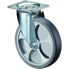 Lenkrolle D.125mm Trgf.120kg thermopl.Ku.Platte L104xB80mm BS ROLLEN