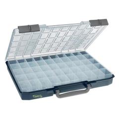 Sortimentskasten B.413xT.330xH.57mm 50Fächer Unterteil PP/Deckel a.PC | 4 Stück