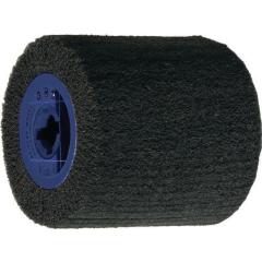 Satinierwalze Vlies 400 very fine braun Ø110xB100mm 19mm TECWERK