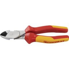 Kraftseitenschneider L.180mm verchr.VDE Mehrkomp.-Hüllen TECWERK