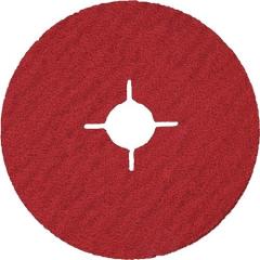 Fiberscheibe D.125mm K.80 INOX Keramikkorn TECWERK | 25 Stück