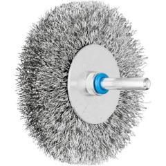 Rundbürste RBU 8015/6 INOX 0,30 D.80mm 6mm Drahtstärke 0,3mm VA 15mm 12000min-¹