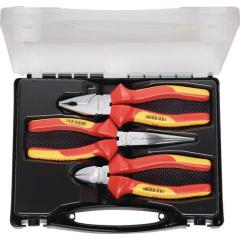 Zangensatz Inh.3tlg.VDE verchr.Ku.-Koffer TECWERK