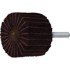 Fächerschleifer Ø50xH30mm K.100/AFINE Kombi Vlies/Korund Schaft-D.6mm TECWERK