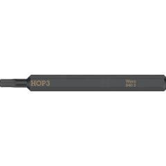 Bit 840 S Hex-Plus 3,0x70 mm | 1/4 Zoll Hex-Plus 3,0x70 mm | Länge 70 mm | WERA | 5 Stück