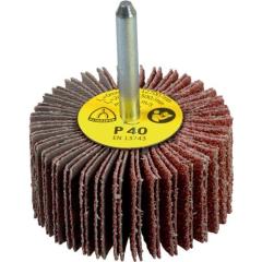 Fächerschleifer KM 613 Ø30xH15mm K.120 Korund Schaft-D.6mm KLINGSPOR | 10 Stück