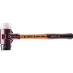 Schonhammer SIMPLEX L.300mm Kopf-D.30mm mittelh.HO Gum.schwarz/Superplast.weiß