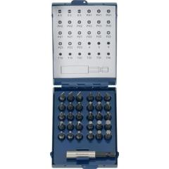 Bitsortiment 31-tlg.Schlitz/PH/PZD/TX m.Magnet u.Spreng-Ri TECWERK