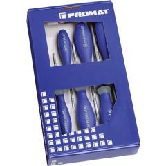 Schraubendrehersatz 6-tlg.PH/PZD 3K-Griff Rundkl.TECWERK