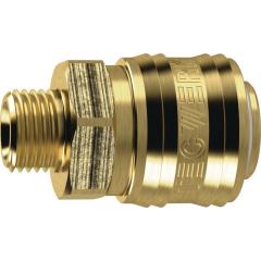 Schnellver.Kup.DN 7,2,AG MS blk Gew.G 1/2 Zoll 20,95mm TECWERK | 10 Stück