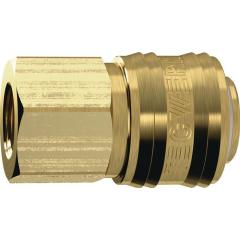 Schnellver.Kup.DN 7,2,IG MS blk Gew.G 1/4 Zoll 11,89mm TECWERK | 10 Stück