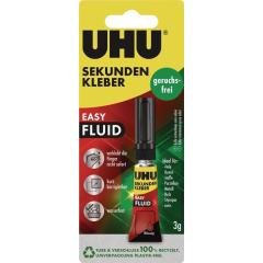 Sekundenkleber EASY-FLUID geruchsfrei 3g farblos Tube UHU | 10 Stück