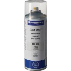 Colorspray reinweiß hochglänzend RAL 9010 400 ml Spraydose TECWERK CHEMICALS | 6 Stück