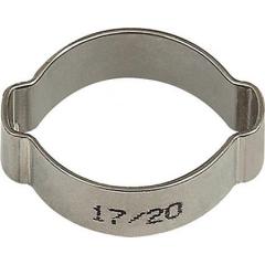 Schlauchklemme 2-Ohr VA 1.4301 (W4) Spannber.14-17mm 50St./Beutel RIEGLER