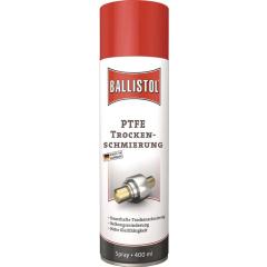 PTFE Trockenschmierung farblos/weißlich n.dem Trocknen 400ml Spraydose BALLISTOL | 6 Stück