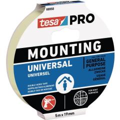Montageband Mounting PRO Univ.66958 weiß L.5m B.19mm TESA | 8 Stück