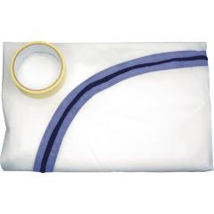 Staubschutztür 1 Tuch/1 Rl.Klebeband Tuch 2,2x1,1 m/Band 7 mx25mm FRIESS