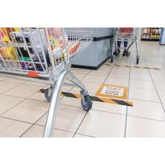 Stellplatzmarkierung Form rechteck.DIN A5 gelb 10 St.DURABLE