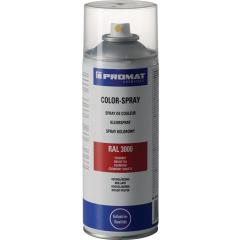 Colorspray feuerrot hochglänzend RAL 3000 400 ml Spraydose TECWERK CHEMICALS | 6 Stück