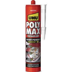 Kleb- u.Dichtstoff POLY MAX 10 SEK SOFORT POWER weiß 440g Kartusche UHU | 12 Stück
