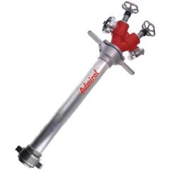 Hydrantenstandrohr STORZ Alu.DN 80 2xC-Abgang,2 Ventile ADMIRAL