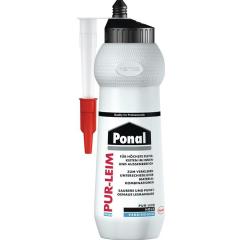 Montagekleber PUR-Leim EN 204: D4 transp.420g Flasche PONAL | 12 Stück