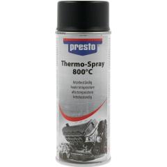 Thermo-Lackspray Profi 800GradC schwarz 400 ml Spraydose PRESTO | 6 Stück