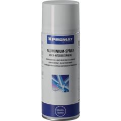 Aluminiumspray b.+500GradC hellsilber,glänzend 400 ml Spraydose TECWERK CHEMICALS | 12 Stück