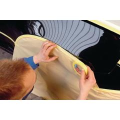 Präzisionskrepp 4334 glatt gelb L.50m B.25mm Rl.TESA | 6 Stück