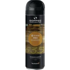 Baustellenmarkierspray Pro Marker schwarz 500ml Spraydose SOPPEC | 12 Stück