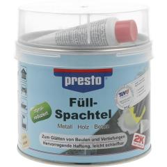 2K-Füllspachtel ocker,Härter rot 1000g Dose PRESTO | 6 Stück