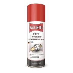 PTFE Trockenschmierung farblos/weißlich n.dem Trocknen 200ml Spraydose BALLISTOL | 6 Stück