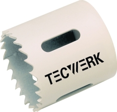 Lochsäge D.105mm Schnitt-T.38mm 4/6 Kombizahn HSS-Bi-Metall o.Zub.TECWERK