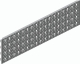 Stahl-Lochplatte STA weißalu.L.800mm B.200mm ALFER ELEMENT SYSTEM