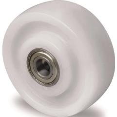 Ersatzrad D.80mm Trgf.350kg PA weiß Achs-D.10mm Nabenl.45/47mm TECWERK
