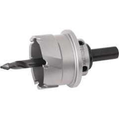 Lochsäge D.90mm Schnitt-T.20mm HM-bestückt m.Bohrer u.Feder TECWERK