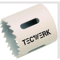 Lochsäge D.41mm Schnitt-T.38mm 4/6 Kombizahn HSS-Bi-Metall o.Zub.TECWERK