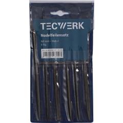 Nadelfeilensatz L.160mm Hieb 2 6-teilig TECWERK