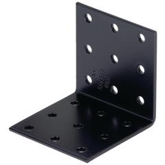 Lochplattenwinkel H60xB60xS2,5mm STA roh,verzinkt,schwarz ku.-besch.GAH | 25 Stück