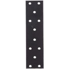 Lochplatte H155xB40xS2mm STA roh,verzinkt,schwarz ku.-besch.GAH | 50 Stück