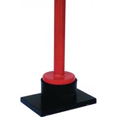 Betonstampfer L.1160mm B.120mm S12 Stahl,pulv.ALUREX