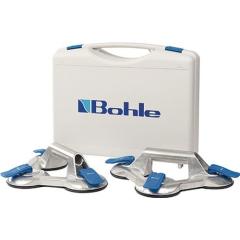 Saugheber-Set Trgf.100kg Kopf-D.120mm 3 Köpfe Alu.2 St./Set VERIBOR