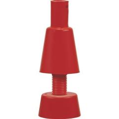 Leitkegelaufsatz z.Befestigung v.Leuchten PVC verkehrsrot WEMAS