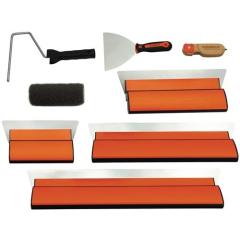 Trockenbauset f.Gipskarton,Spachtelung Basis Stand.9-Teilig MONDELIN