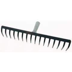 Gartenrechen Arbeits-B.410mm Zinken-L.70mm 16 Zinken o.Stiel KRUMPHOLZ