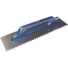 Schweizer Glättekelle L.500mm B.130mm Buchenholzgr.Z.10x10mm gehär.Qualitätsst.