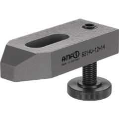 Spanneisen Nr.6314V f.T-Nut 20+22mm Spann-H.16-65mm AMF